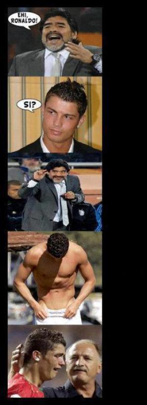 Hej Ronaldo!Si?
