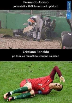 Formule 1 vs Fotbal