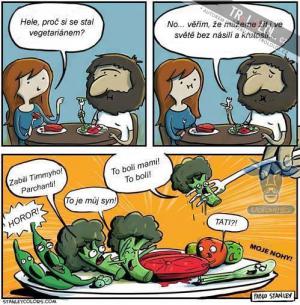 Šokující vegetariánství