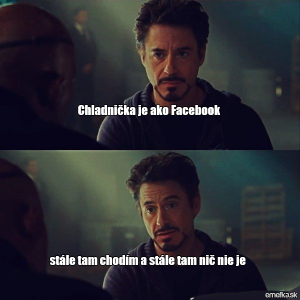 Lednička a Facebook