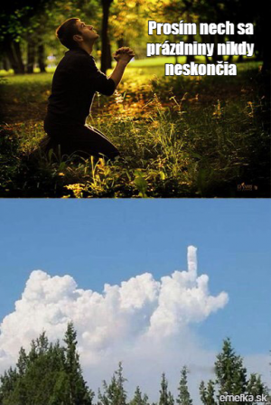 Skoro polovica prazdnin je fuč :(