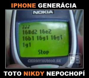 iPhone generácia