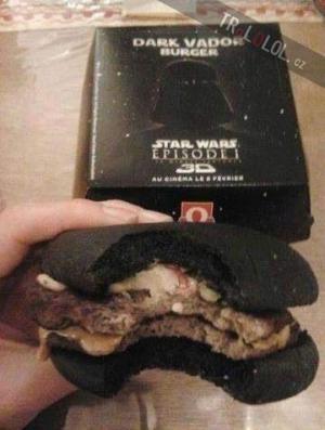 Dark Vader burger