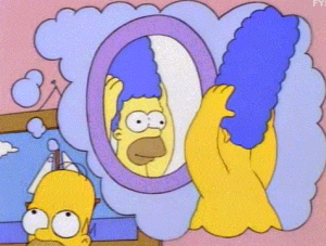 Homer - Paruka.. By: Simpsonovi - žlutá síla