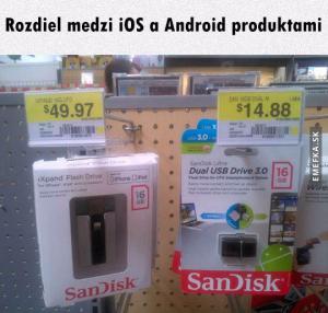 iOS vs. Android produkty