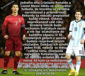 C. Ronaldo a L. Messi