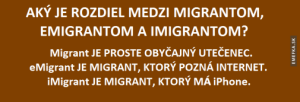 Migrant, Emigrant, Imigrant