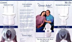 Toilet for Fat People
