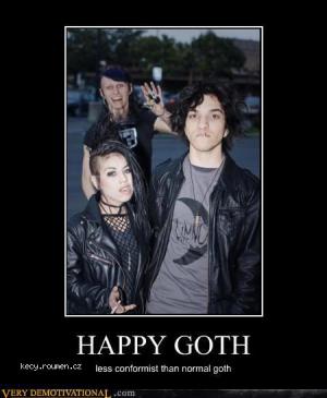 happy goth
