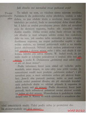 Delka pohlavniho styku  Kniha o manzelstvi  1935