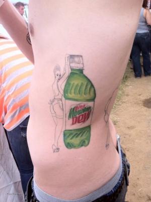 Diet Mountain Dew Pinup Girl