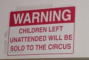 Circus Children Warning