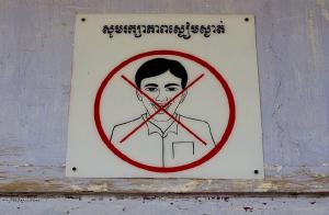 Cambodia No laughing