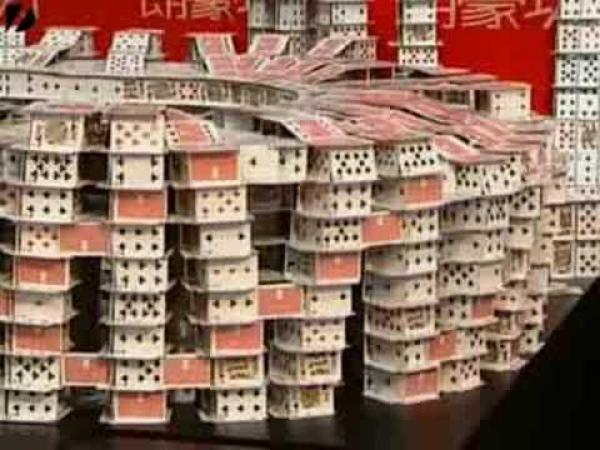 Peking - stavba z karet