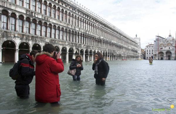 Itálie - Benátky - záplavy