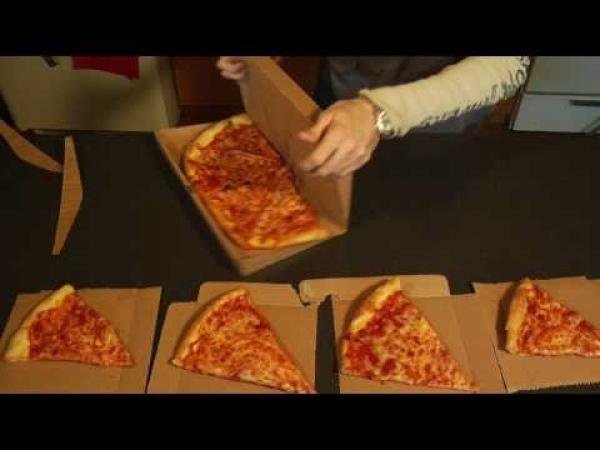 Praktická krabice na pizzu