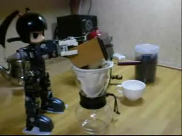 Šikovný robot Vám udělá kafíčko