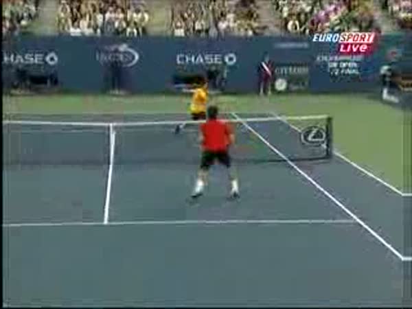 Roger Federer - vítězný míček