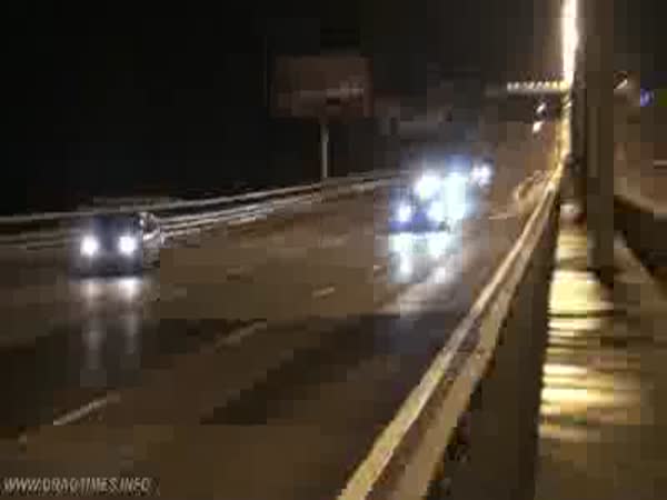 Rusko - šílená jízda po dálnici