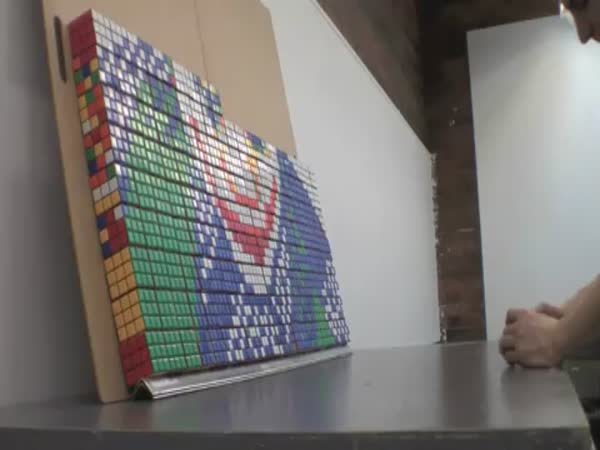 Rubikova kostka - Zajímavá mozaika