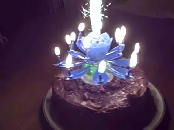 Originální narozeninová svíčka