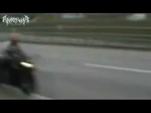 Bratislava - Idiot na motorce