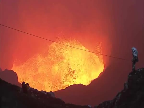 Výbuch vulkánu