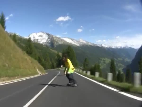 Freebording - rakouské silnice