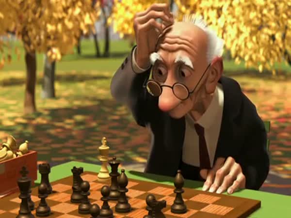 Animace - Dědeček a šachy