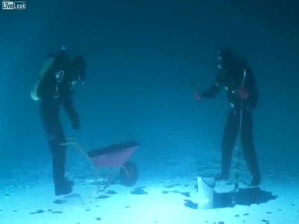 Rybaření pod vodou