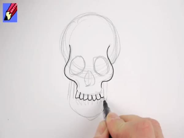 Jak nakreslit - Lebka