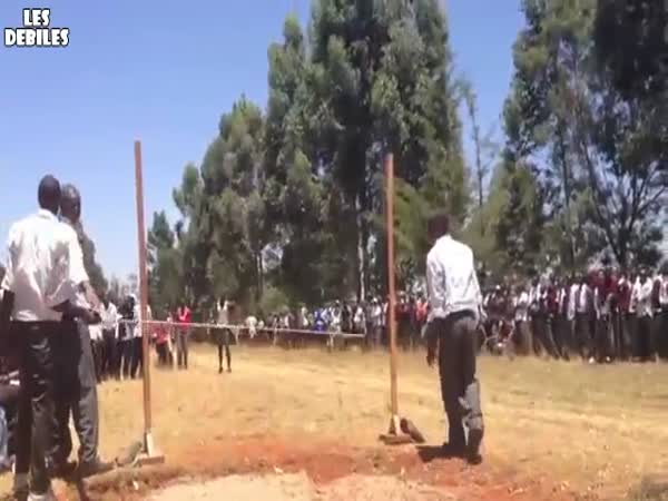 Keňa - skok do výšky