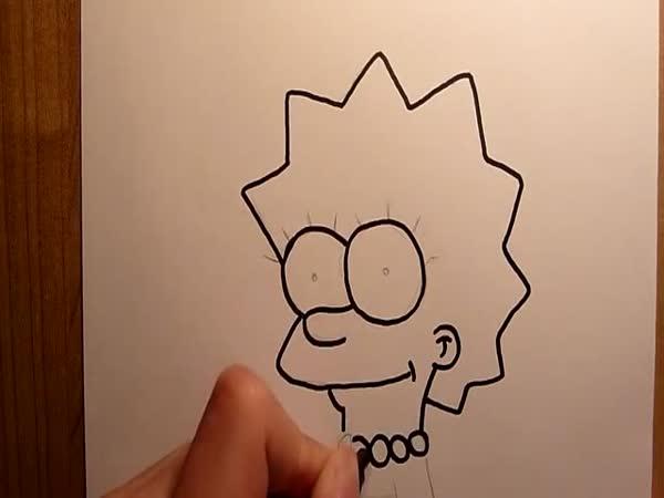 Návod - Jak nakreslit Lisu Simpsonovou