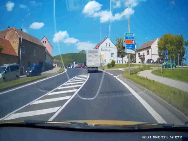 Česká republika - Nepozorný řidič