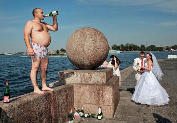 GALERIE - Šílené momentky z ruských svateb
