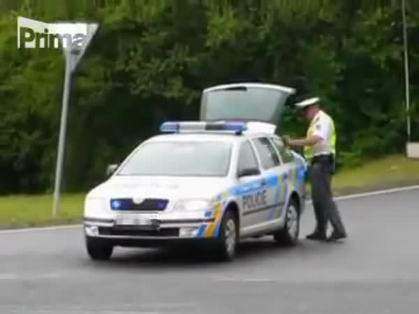 Policie ČR u nehody kamionu s pivem