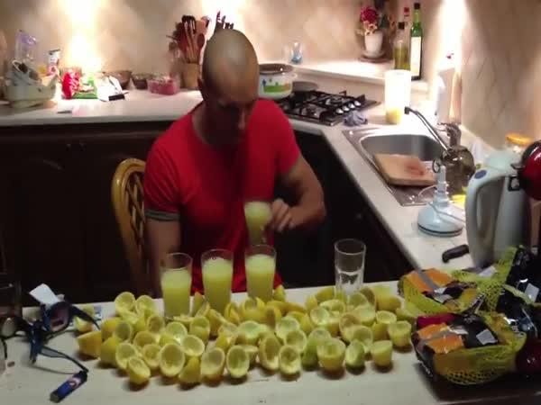 Šťáva z 3 kg citronů