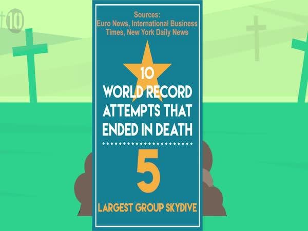 10 smrtelných pokusů o rekord