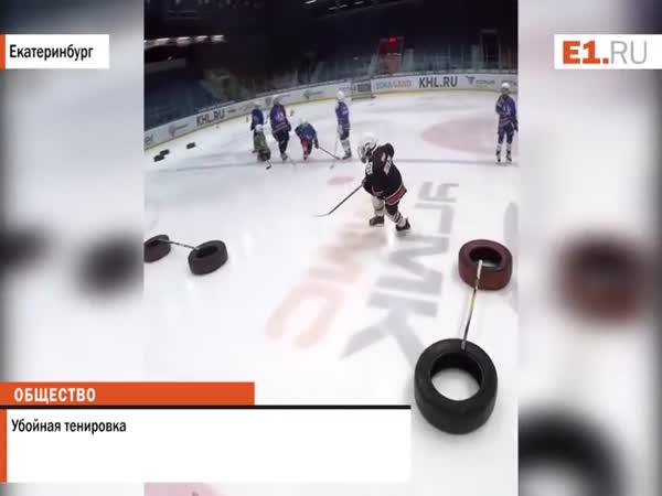Jak trénují mladí ruští hokejisté