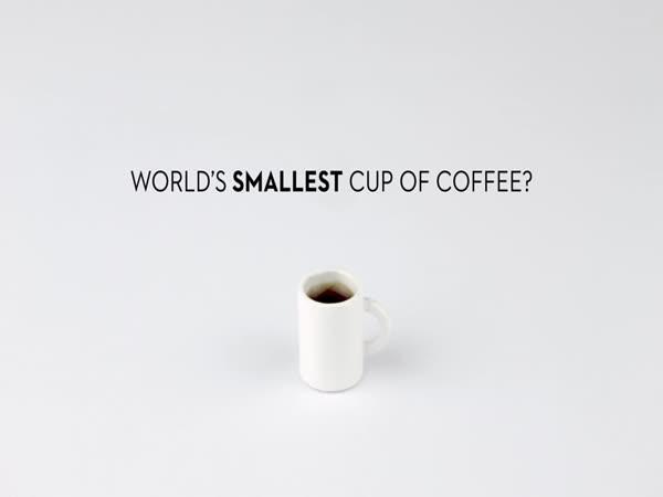 Nejmenší šálek kávy na světě