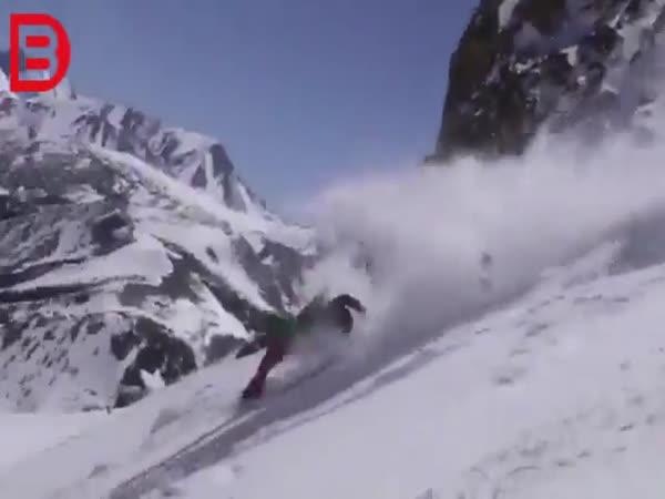 Drsný pád na lyžích