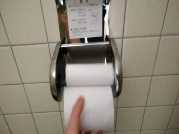 Japonsko: Výměna toaletního papíru