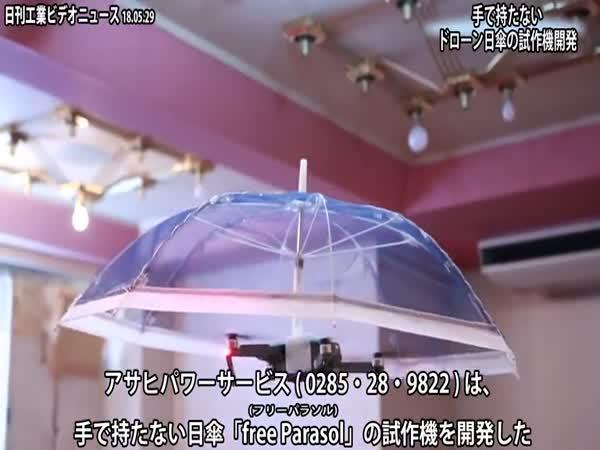  První deštník bez rukojeti