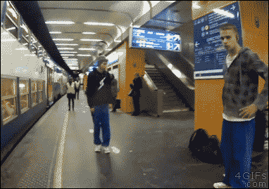 Frajer v metru