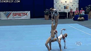 Ukrajinské gymnastky předvádí neuvěřitelné 