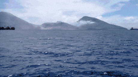 Erupce sopky Tavurvur zachycená na kameru 