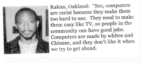 computers racist