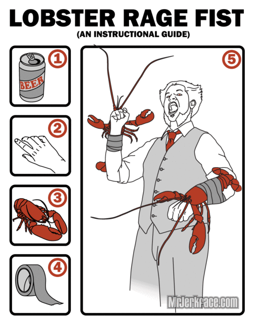 lobster fist