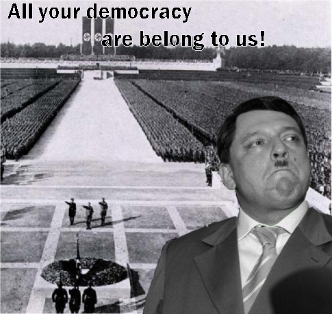 all your democracy are belong to us