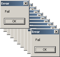 error fail
